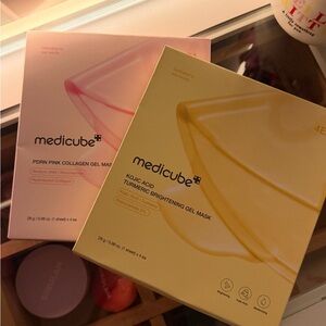 Medicube PDRN Pink Collagen and Kojick Acid Gel Mask Set
